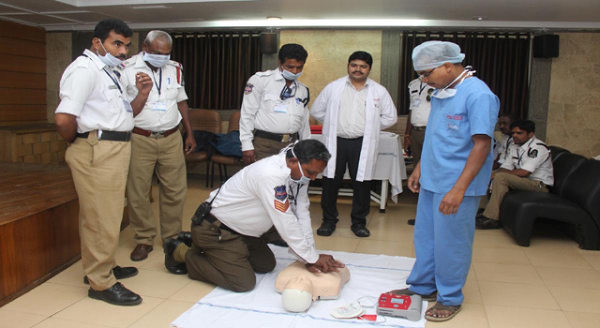Awareness increased on CPR among police personnel