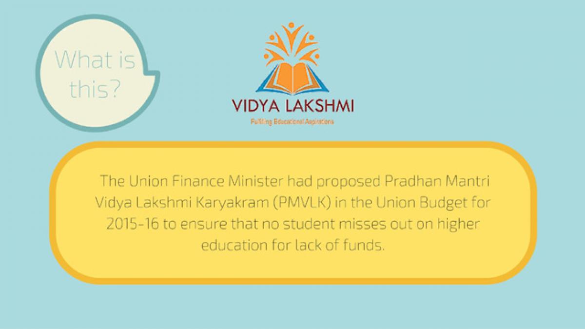 What is Vidya Lakshmi Loan Scheme?