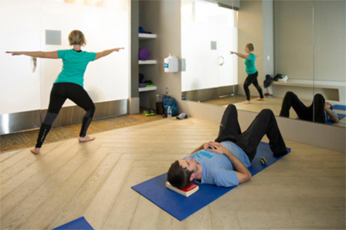 SkyTeam ​lauded ​for yoga rooms at Heathrow​, Hong Kong airports