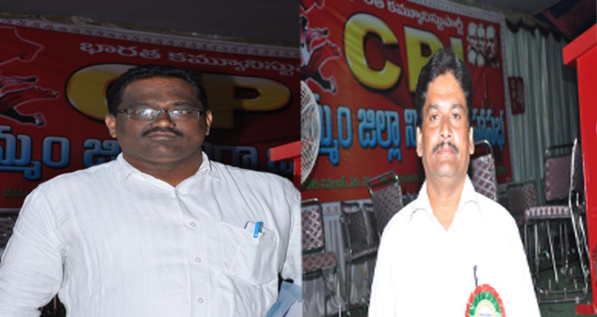 Communist Party of India appoints new chiefs for Khammam, Kothagudem