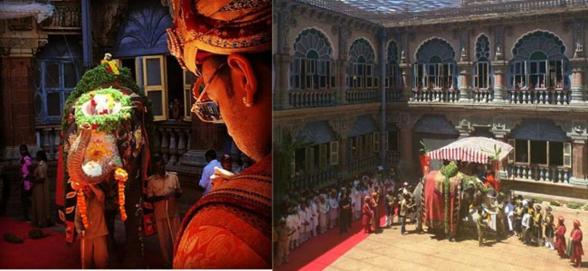 Mysuru Maharaja worships armoury, royal treasures on Dasara