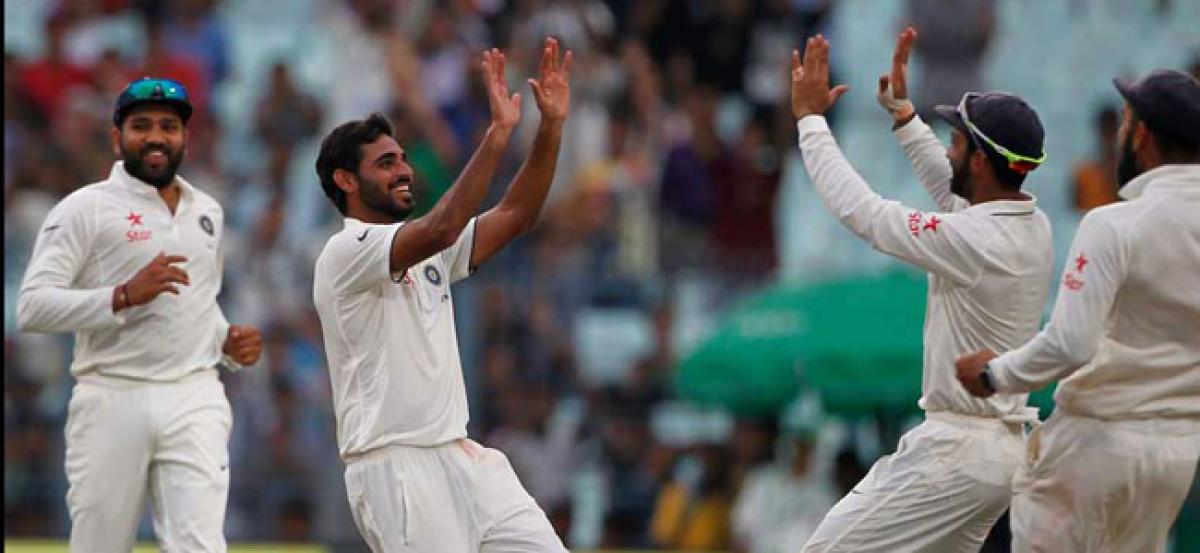 India at 12/0 on day three, New Zealand scores 204