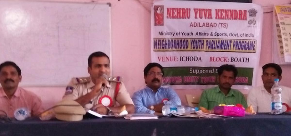 Adilabad Officials fail to turn up Youth Parliament programme