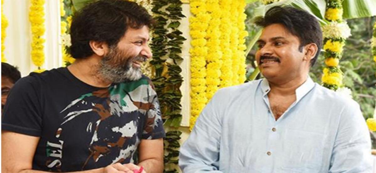Pawan Kalyans new movie launched with Trivikram Srinivas