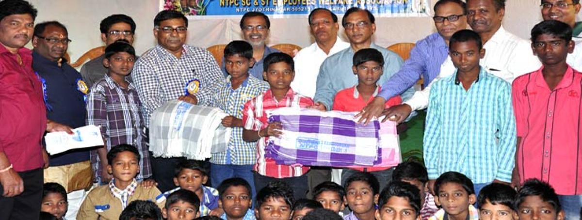 NTPC employees observe Ambedkar jayanthi