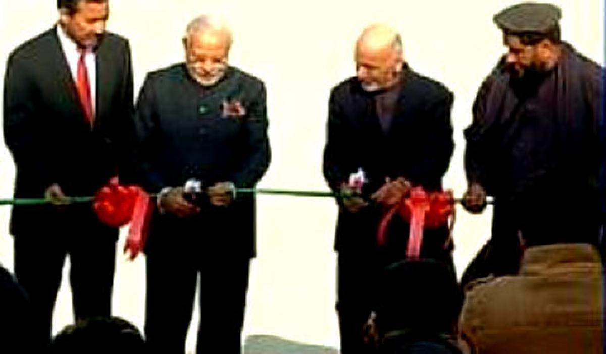 PM Modi inaugrates Afghan Parliament