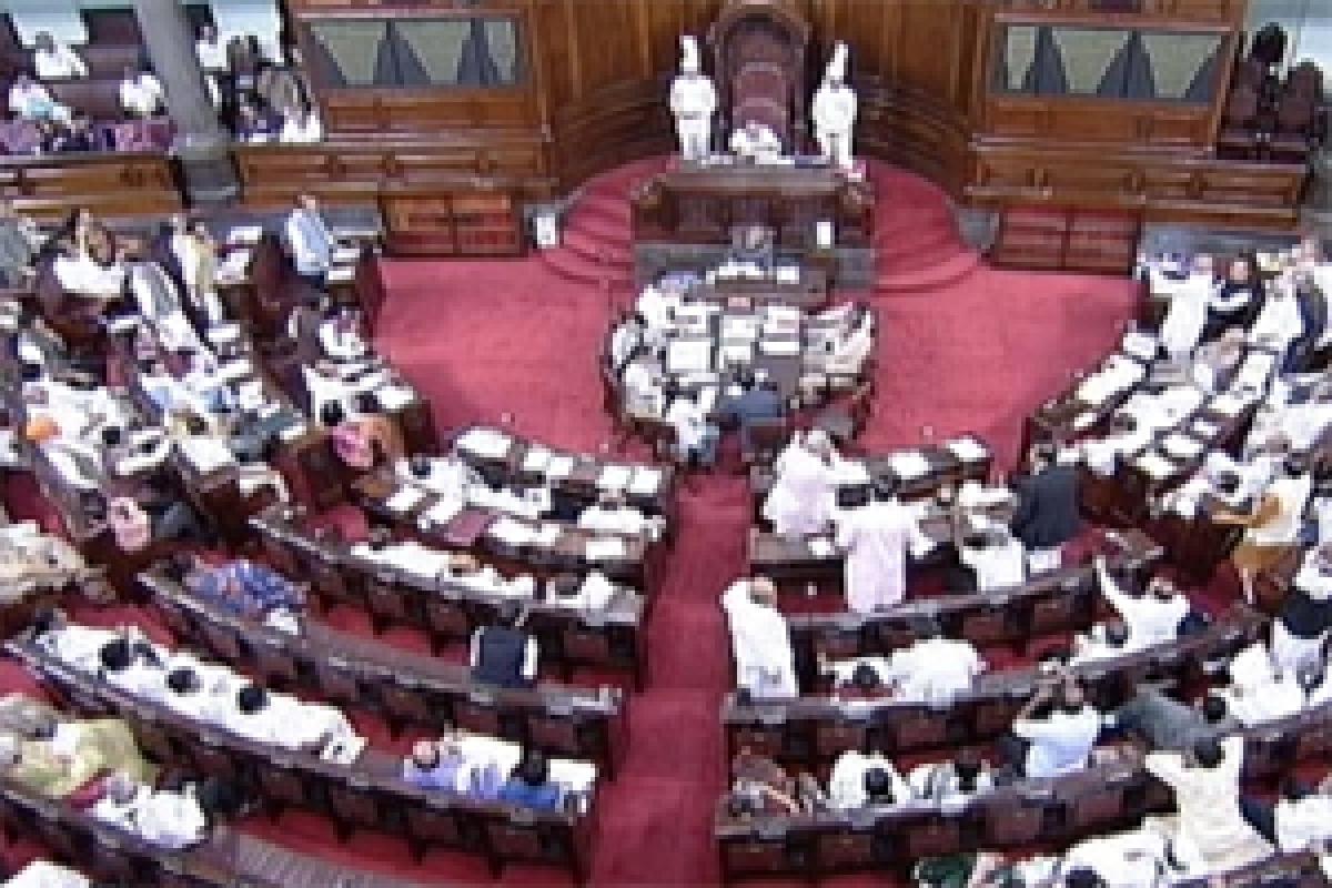 NDA MPs march against logjam by Congress in parliament