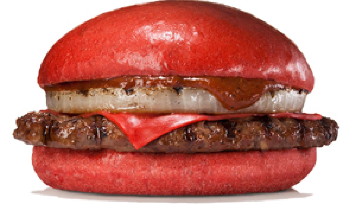 Japanese Burger King unveils red burger