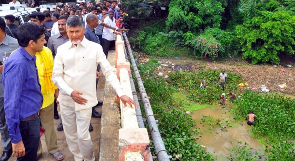 AP CM blasts officials over Tammileru rivulet upkeep