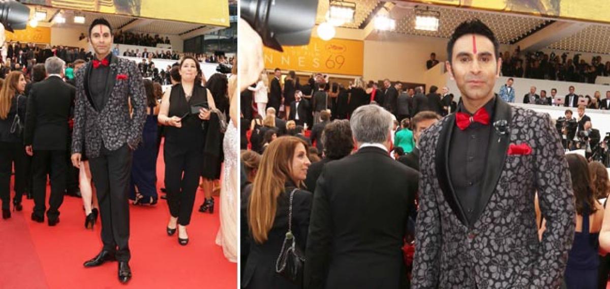 Photos: ​Sandip Soparrkar on 69th Cannes film festival​red carpet