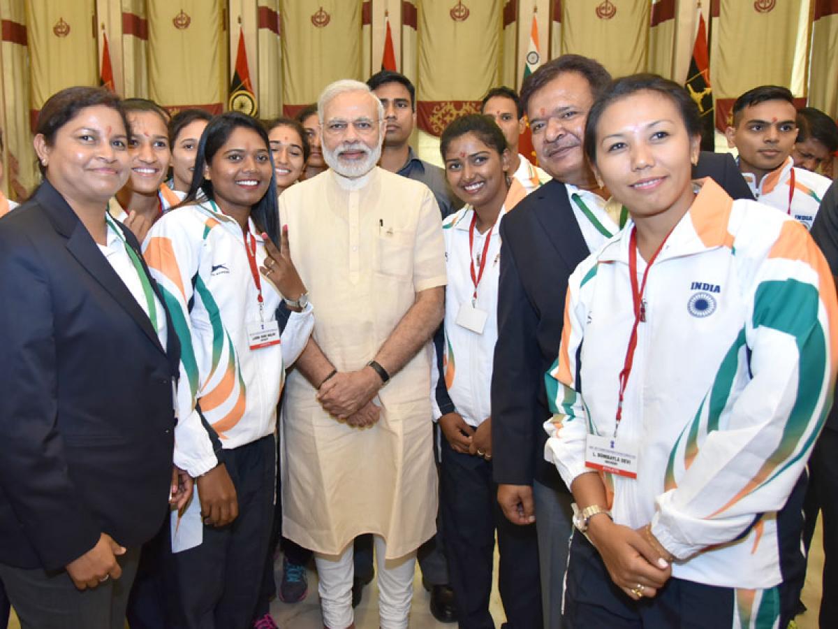 Modi confident about Indias performance at Rio Olympic Games