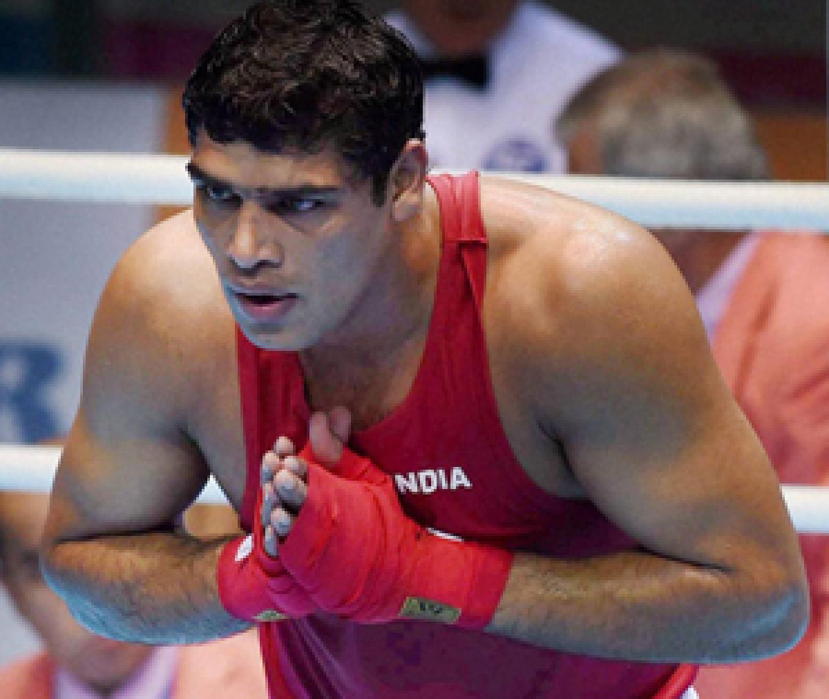 Boxer Satish in Asian semis
