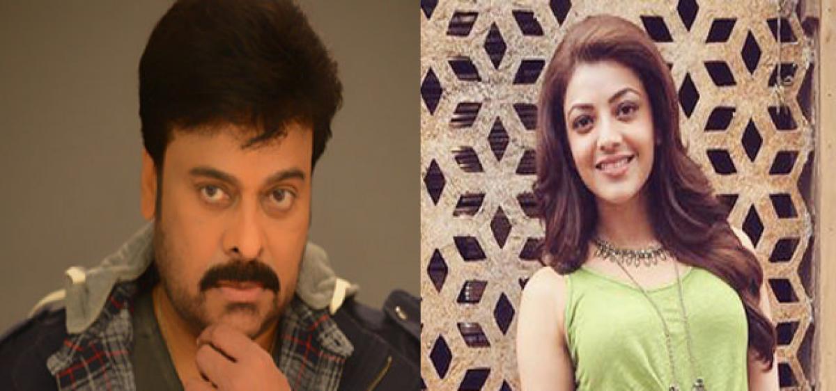 Chiru romancing Kajal in Europe