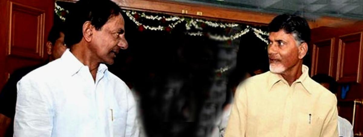 KCR meeting Chandrababu only in troubled times?