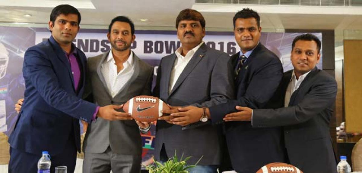 Hyd to host India’s first international American Football game