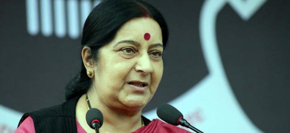 Child taken from Indian couple in Norway, Sushma Swaraj seeks report