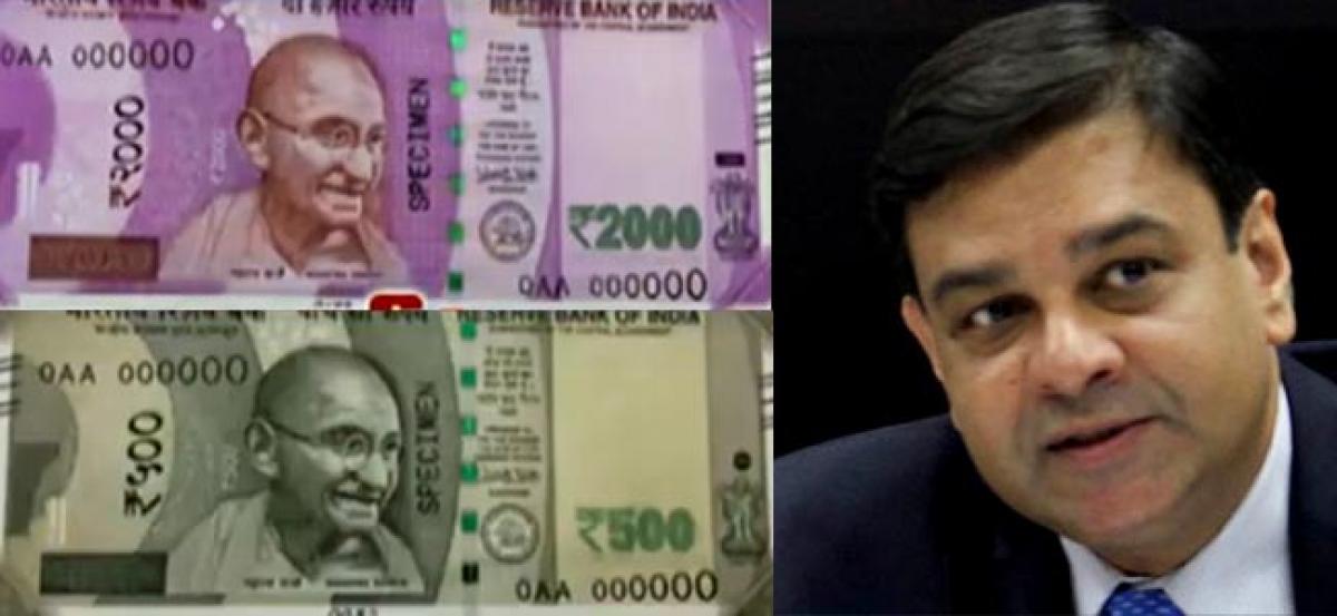 RBI to launch new Rs 500/Rs 2,000 notes from November 10