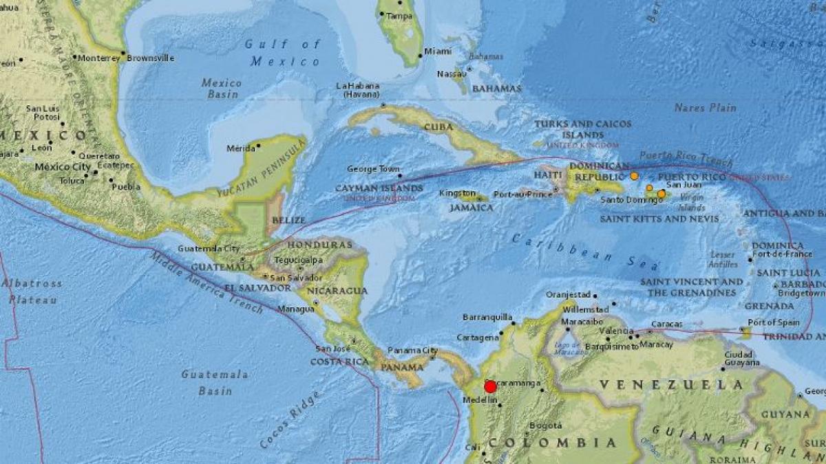 Earthquake of 5.9 magnitude strikes Colombia