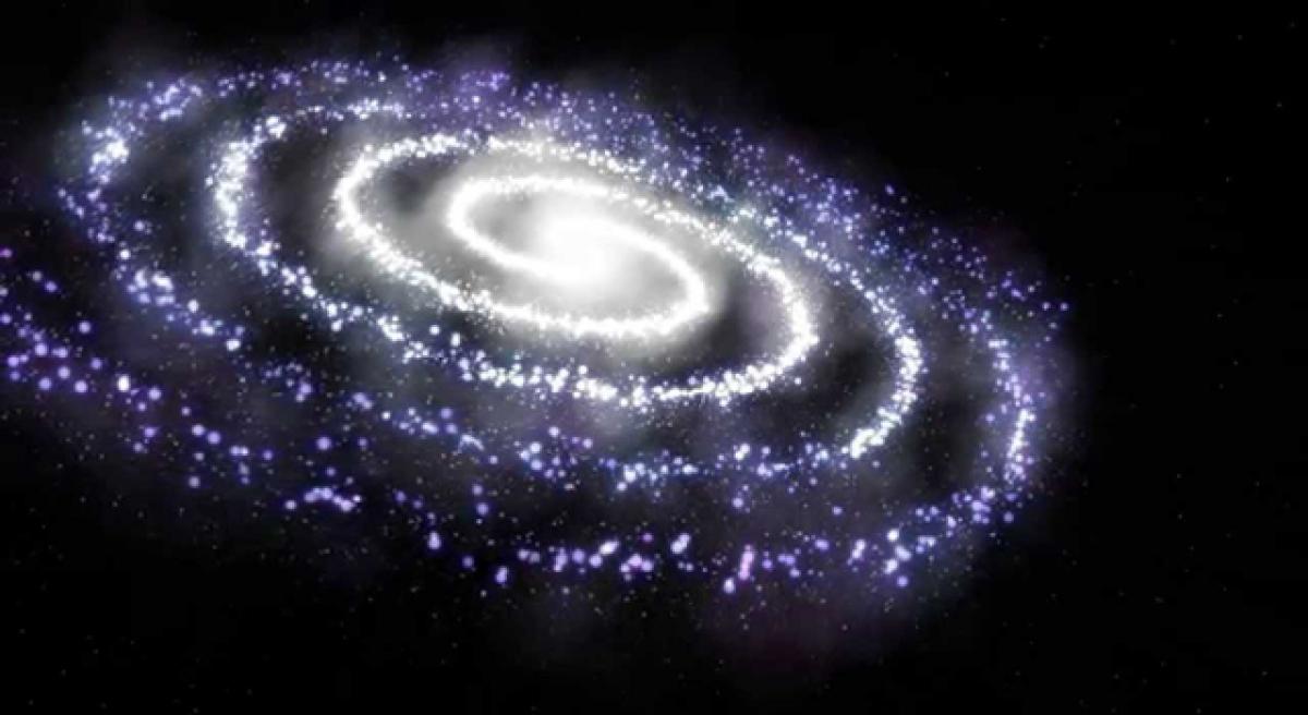 Milky Ways core blazed forth furiously 6 mn years ago