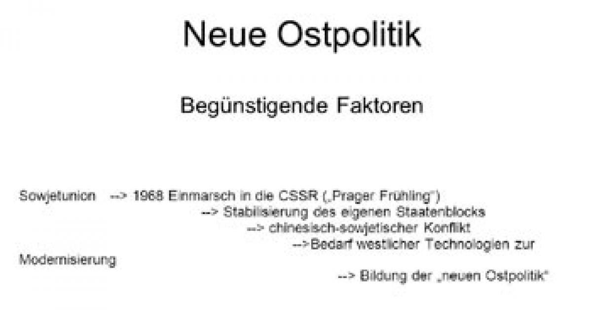 What is Ostpolitik?