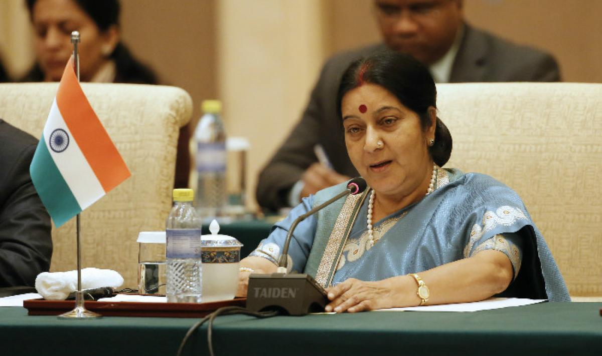 Sushma Swaraj: India today sets the global agenda