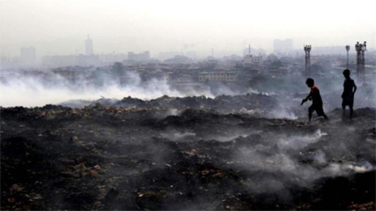 Fire incident at Deonar dumping yard again