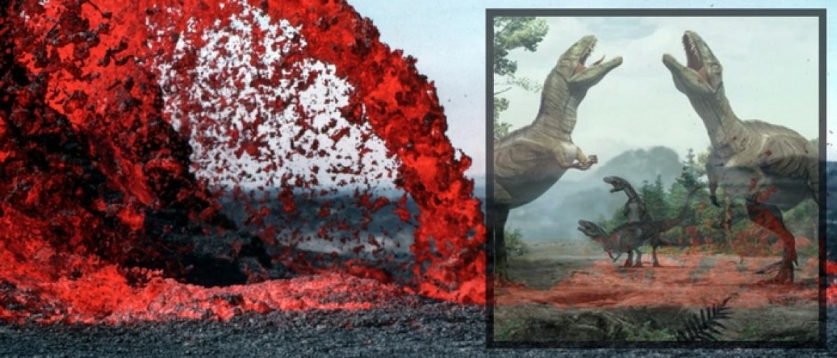 Volcanic eruptions triggered dawn of dinosaurs: Study