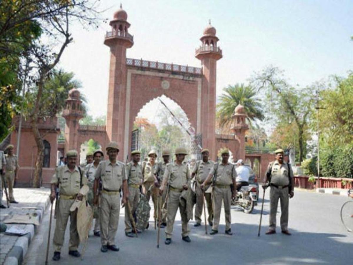 Tension in Aligarh old city over mosque repair work, security up