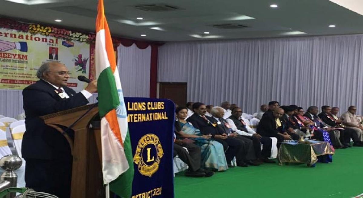 Lions Club to set up eye hospital, dialysis centre in Warangal