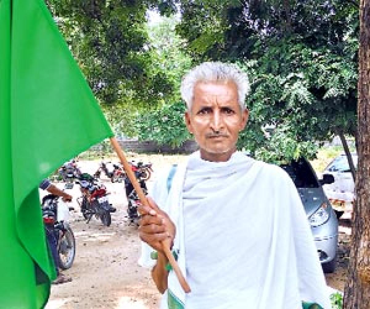 Chittoor Gandhi striving for farmers’ cause