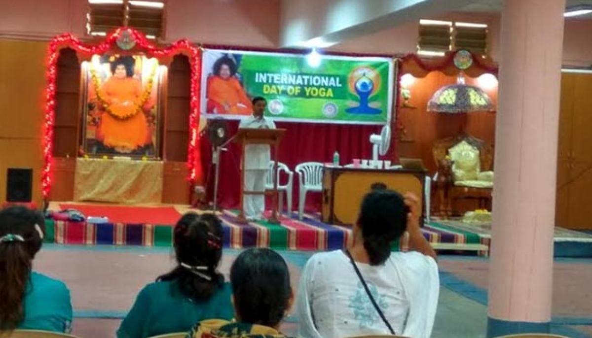 Photos: International Yoga Day at Prasanthi Nilayam