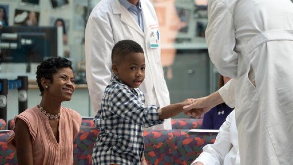 Youngest hand transplant patient shows off new hands