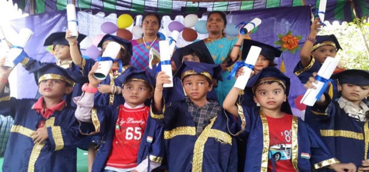 Convocation function held for KG students