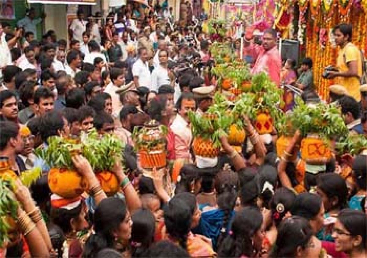 Bonalu celebrated in Delhi