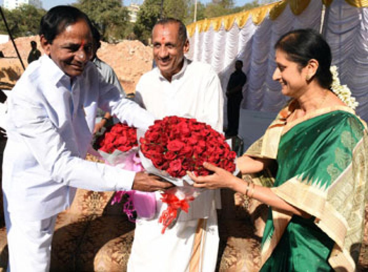 KCR turns 62 State celebrates