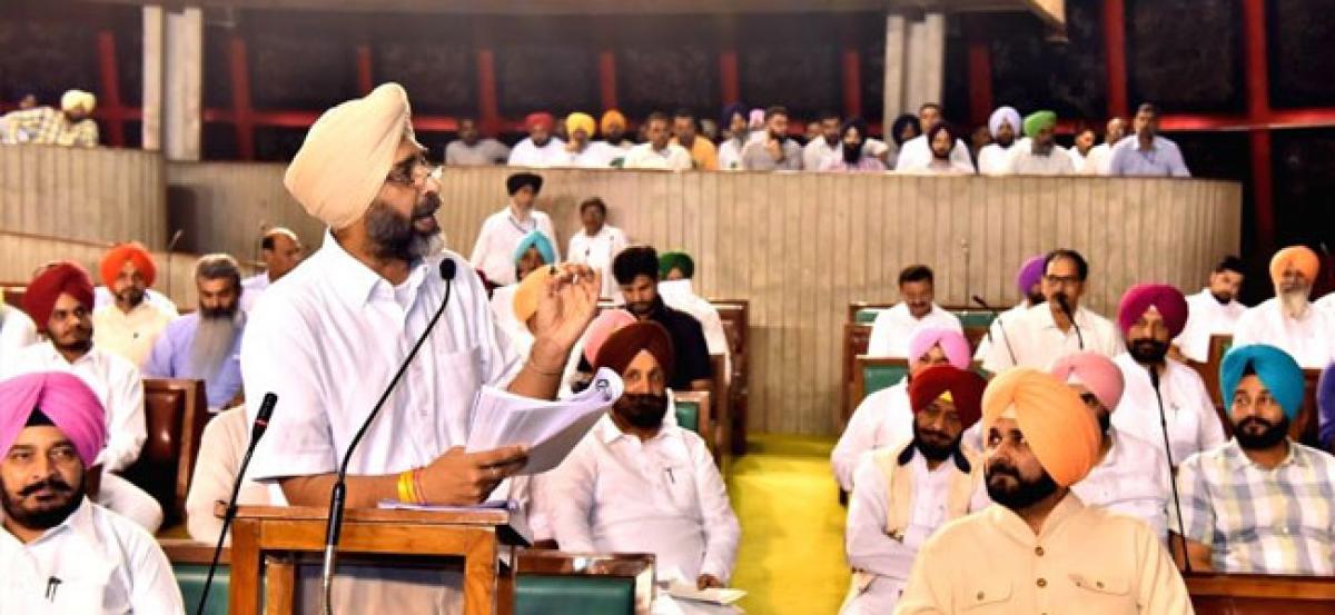 Debt-ridden Punjab gets Rs 1.18 lakh cr budget