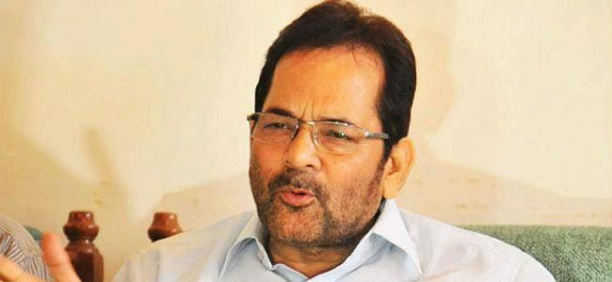 Uplifting Minorities must not be a Formality: Mukhtar Abbas Naqvi