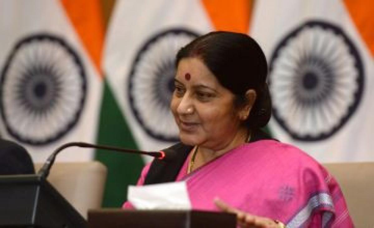 Sushma Swaraj thanks Narendra Modi for inspirational message