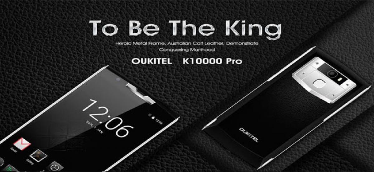 OUKITEL K10000 Pro can be fully charged in 2.5 hours by 12V/2A flash charger