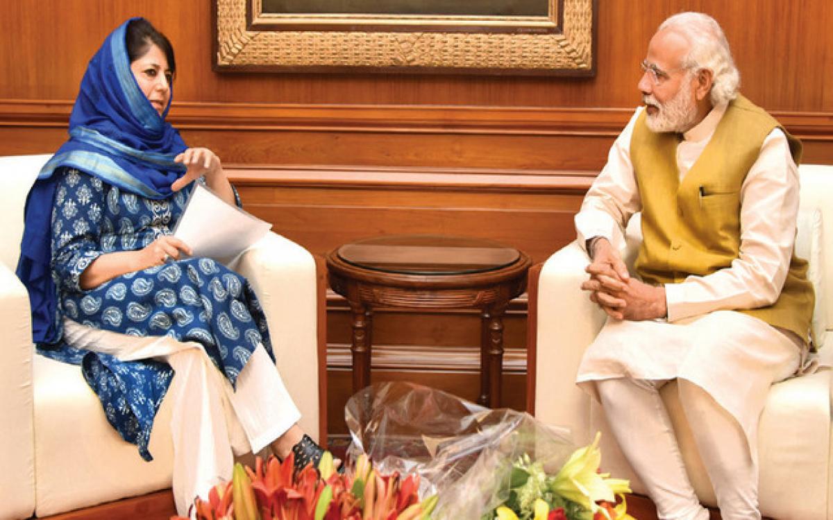 Mehbooba Mufti to discuss Kashmir crisis with PM Modi today