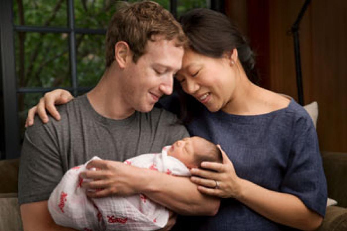 Zuckerberg turns dad; donates $45-bn shares