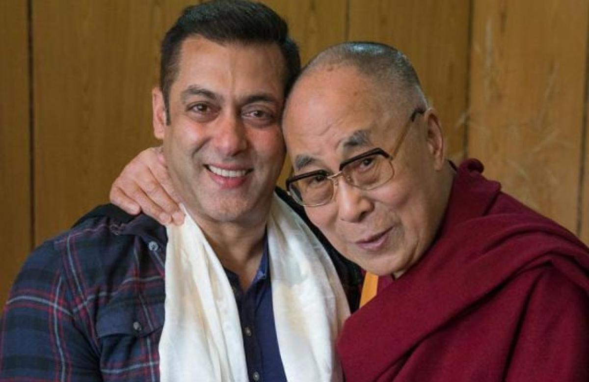 Salman meets the Dalai Lama