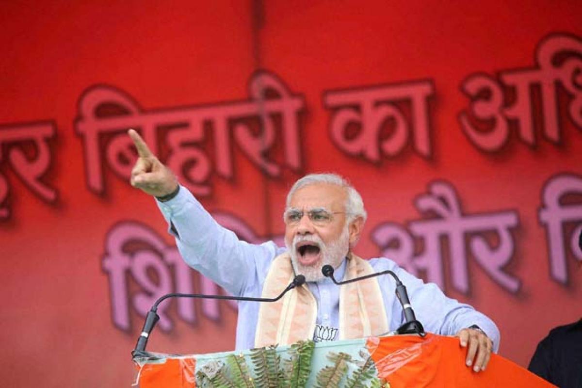 Reject Jungle Raj 2, Modi tells voters