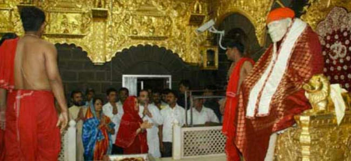 Saibaba temple gets Rs 6 cr donations during Ramnavami festival