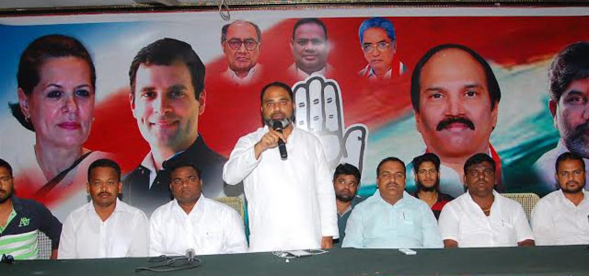 Congress slams TRS for attack on youth leaders