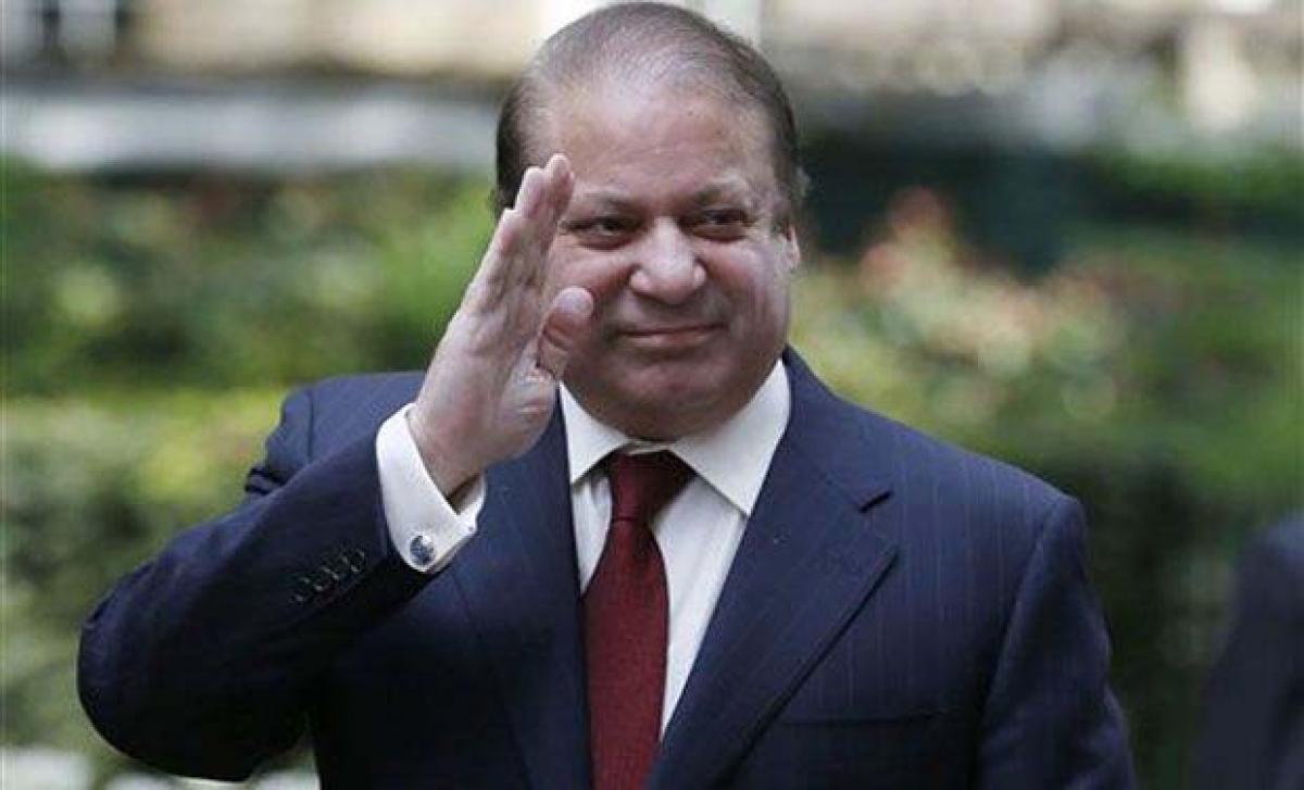 Pakistan PM Nawaz Sharif arrives for UN summit