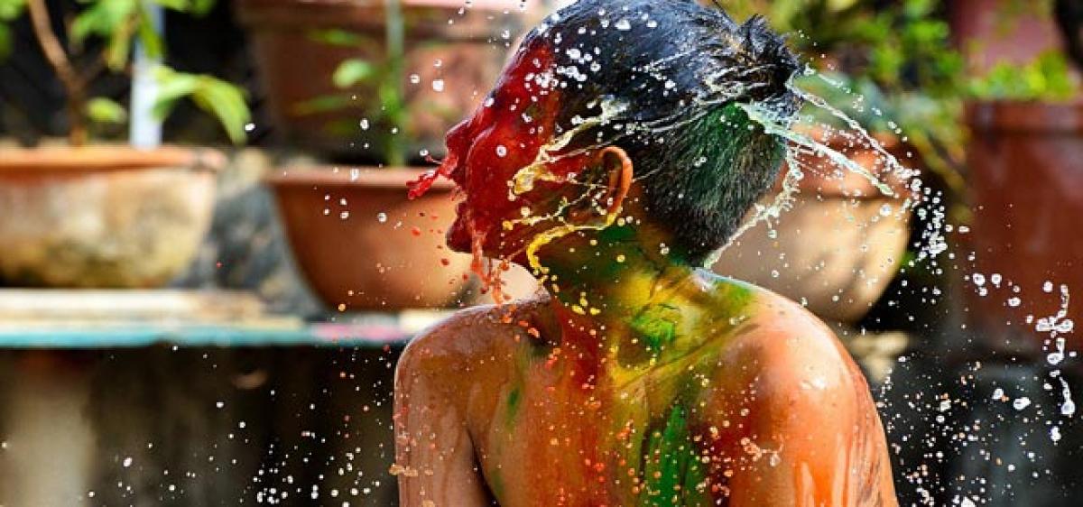 Skin & hair care after holi