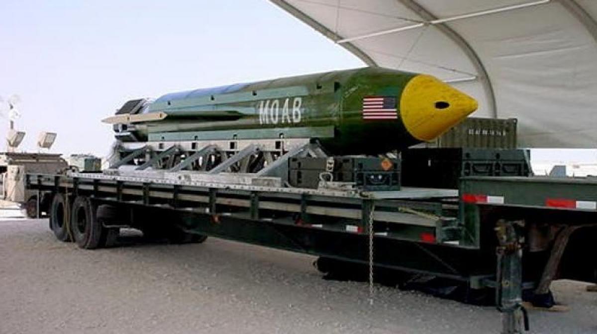 US unleashes mother of all bombs for first time in Afghanistan targeting ISIS