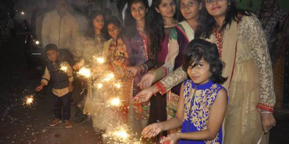 Diwali celebrated with gaiety in AP, Telangana