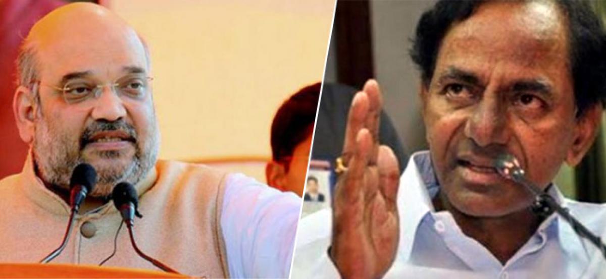 Wont forgive those who try to insult Telangana: CM KCR seeks Amit Shahs apology